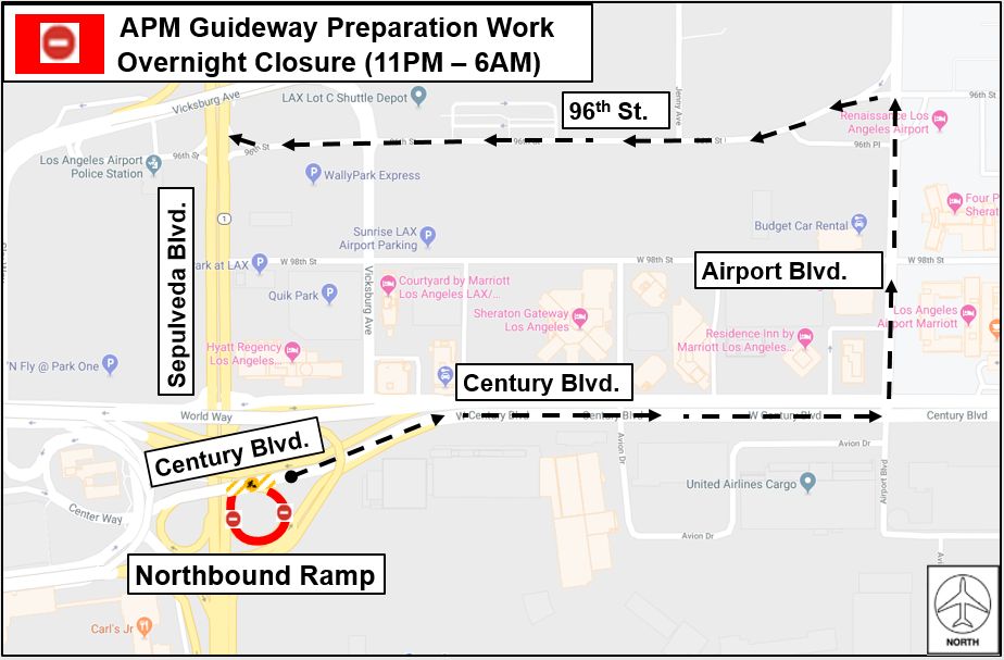 Northbound Ramp Detour