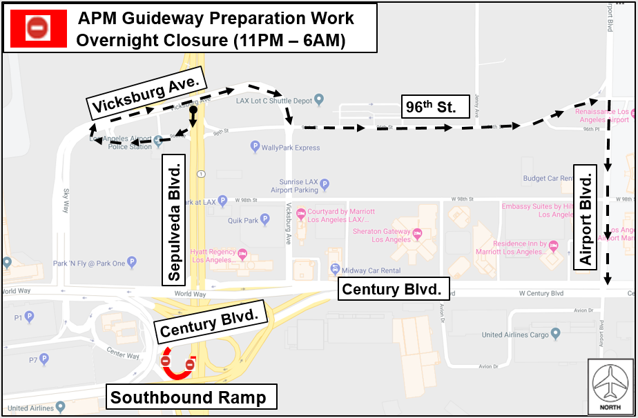 Southbound Ramp Detour